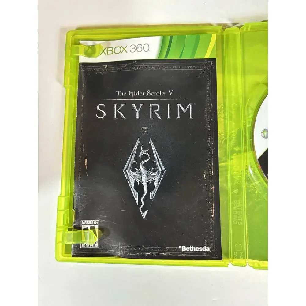 The Elder Scrolls V 5 Skyrim (Microsoft Xbox 360, 2011) Complete and Tested